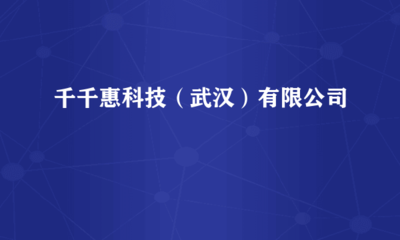 千千惠科技（武汉） 计算机软硬件技术开发的领航者